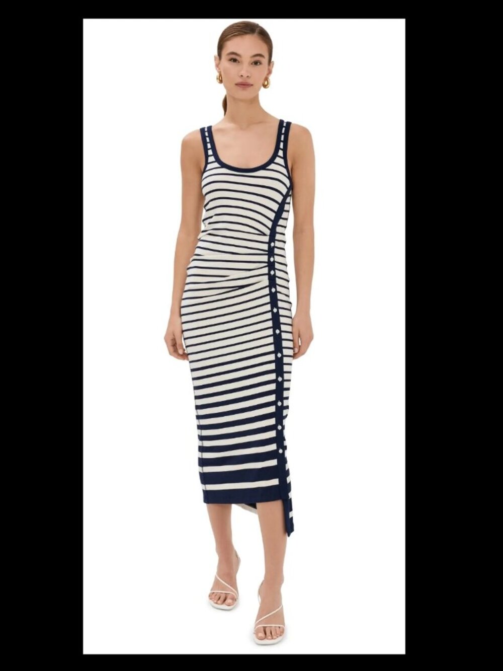 Sikhai Striped Midi Dress NWT